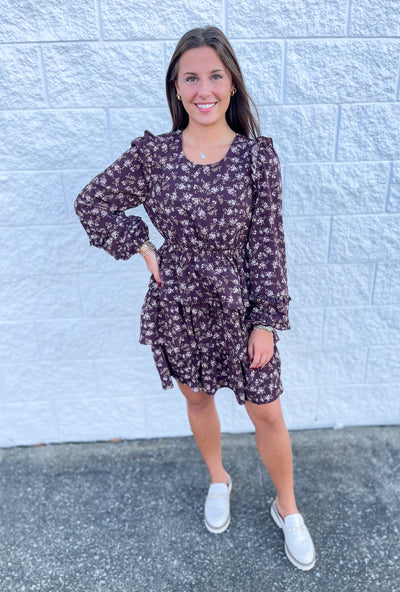 Mahogany Eliza Dress