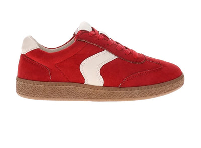 Corky’s Red Faux Suede Spoiler Alert Sneaker