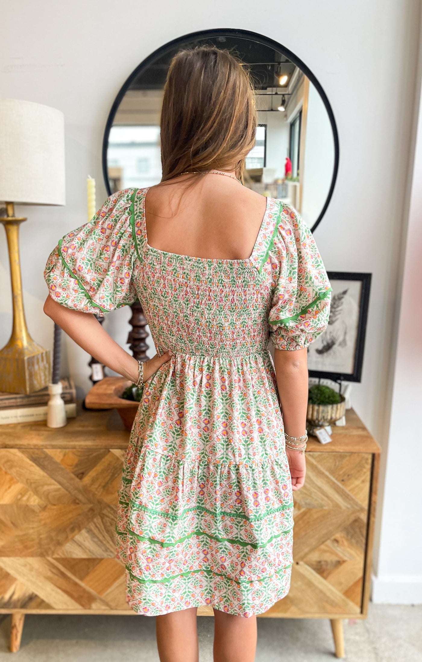 Umgee Pink Mix Laurel Dress