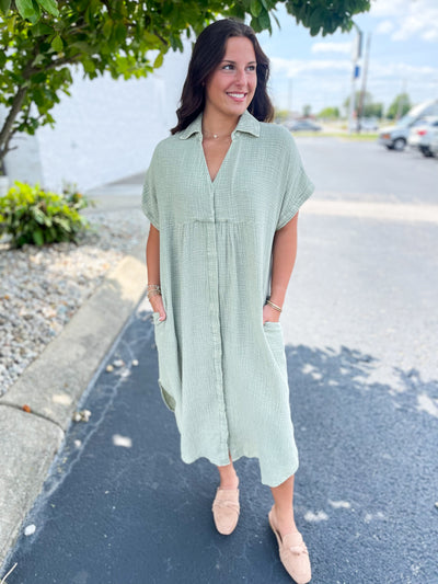 Mineral Wash Eleck Dress