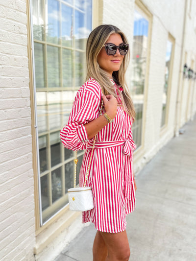 Entro Tomato Red Morgan Dress