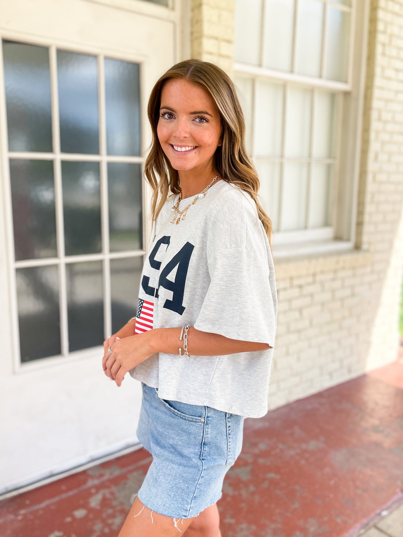 USA Graphic Top
