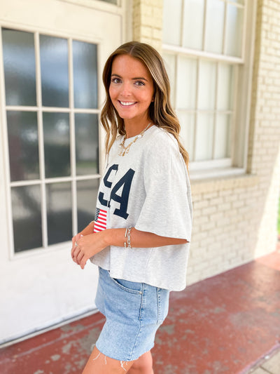 USA Graphic Top