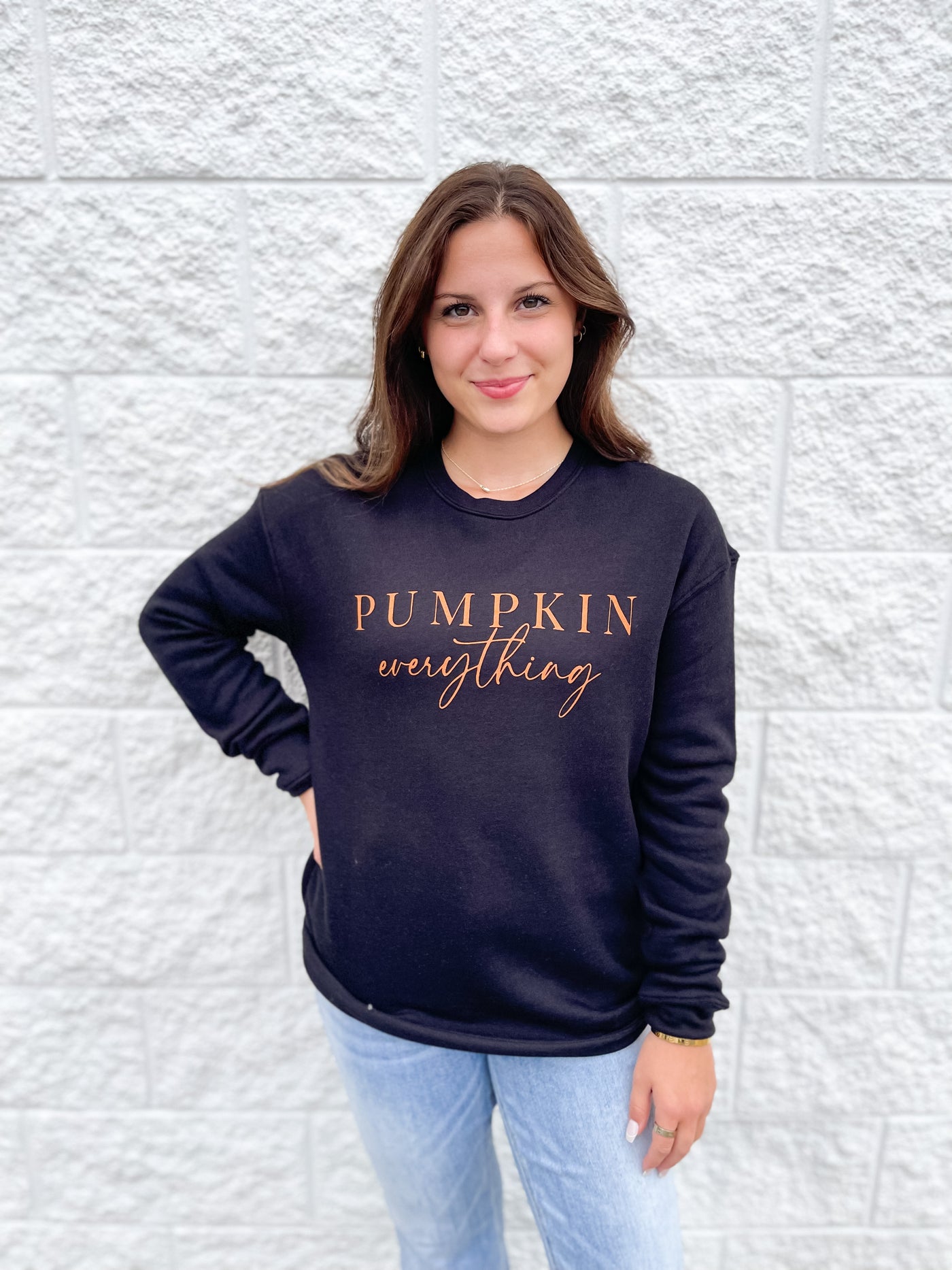 Pumpkin Everything Graphic Sweatshirt