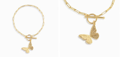 Demdaco 6.5in Toggle Gold Bracelet