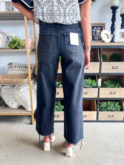 Flying Monkey High Rise Ankle Wide Jean