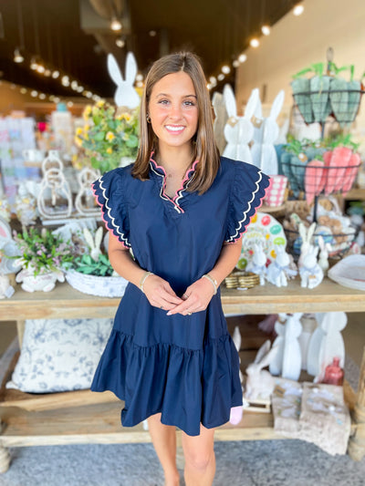 Navy Jenny Dress