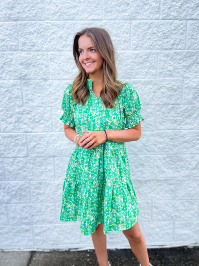 Mawiyah Floral Print Tiered Dress