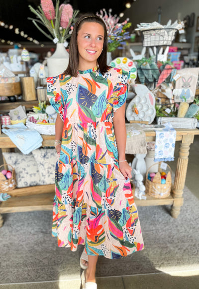Taupe Mix Xara Dress