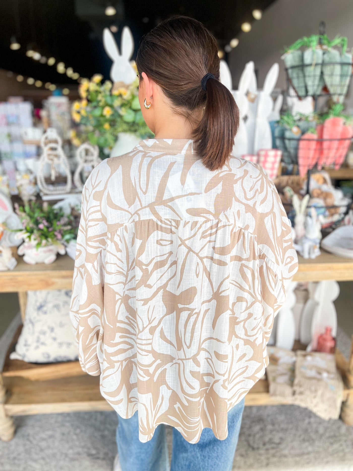 Khaki Julie Top