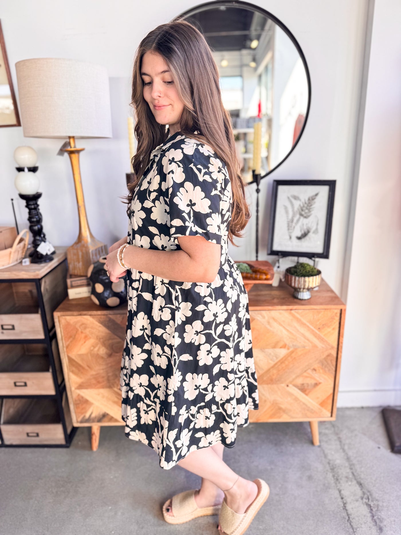 Black Multi Shoshone Dress