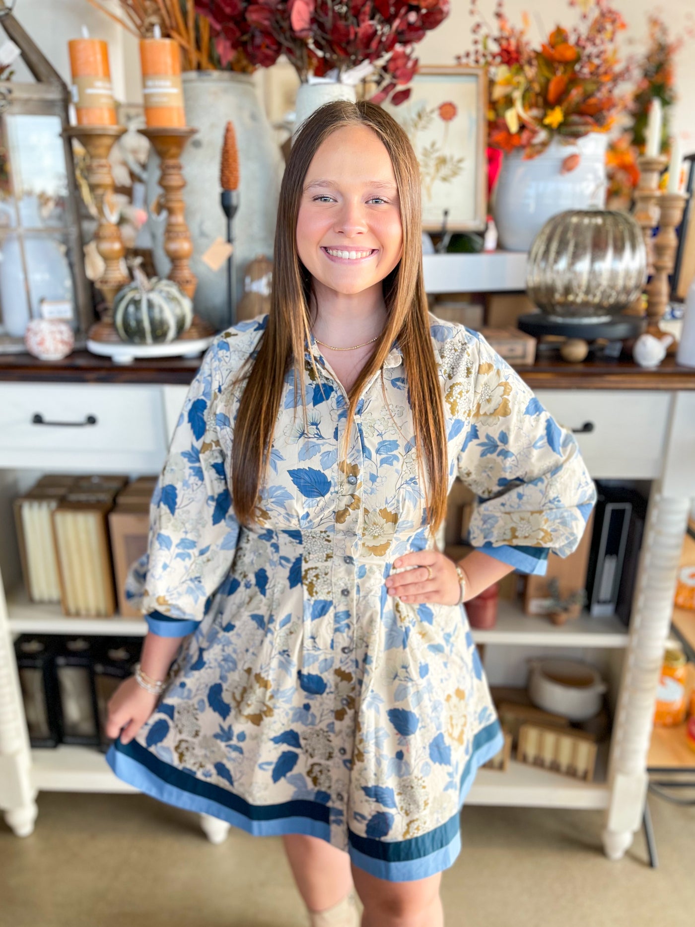 Entro Blue Lucia Dress
