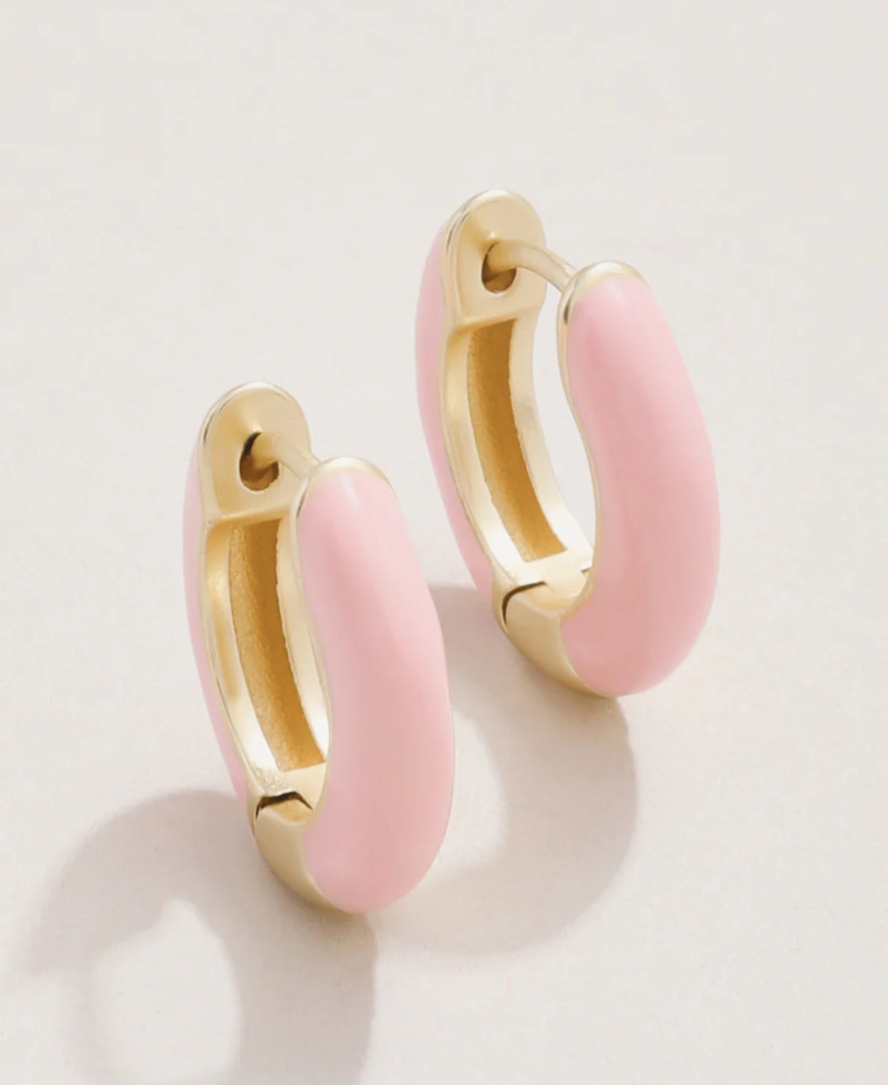 Spartina Clara Hoop Earrings 15mm Blush