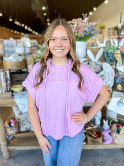 Wynn Orchid Casual Short Sleeve Tee