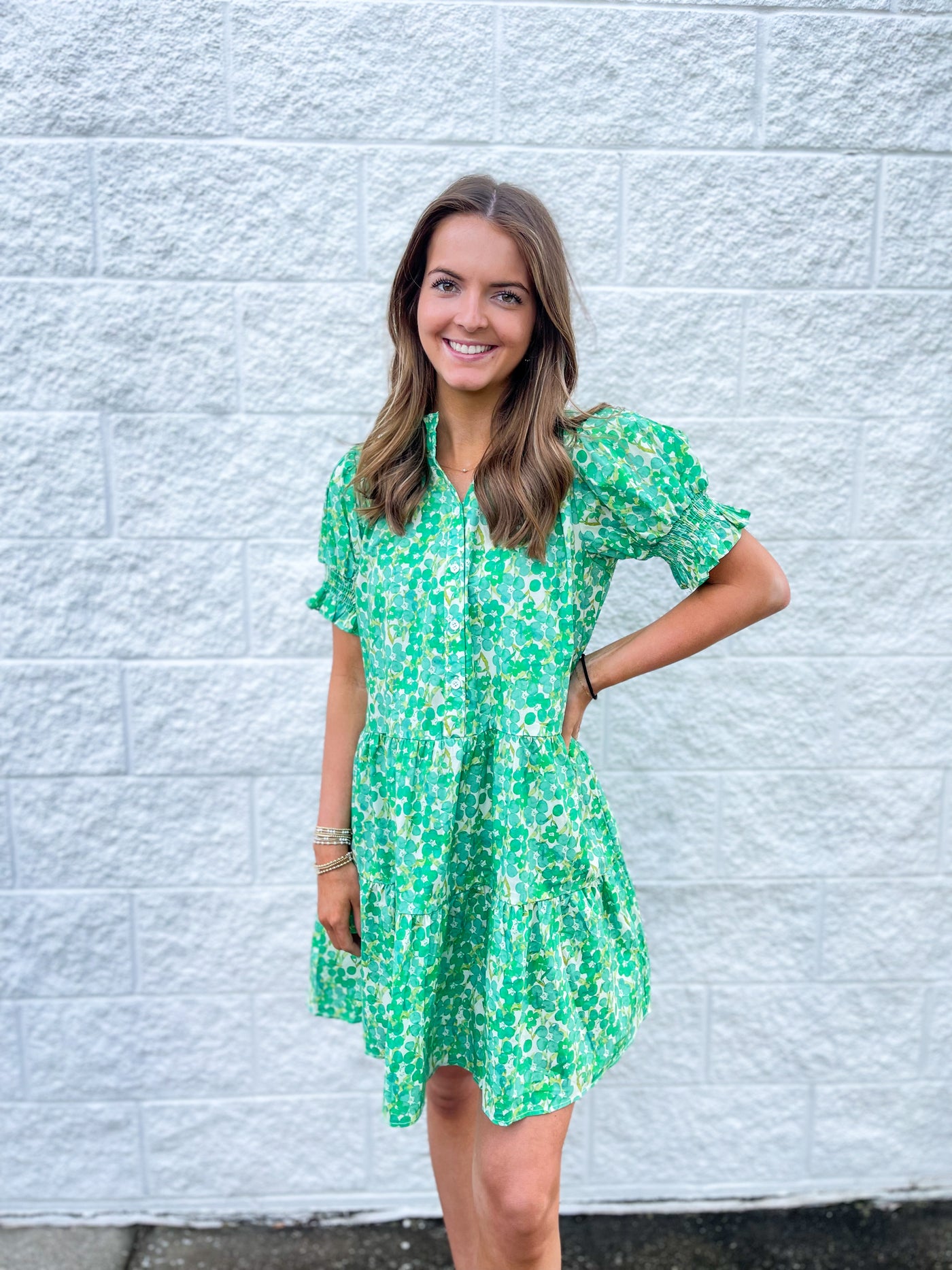 Mawiyah Floral Print Tiered Dress