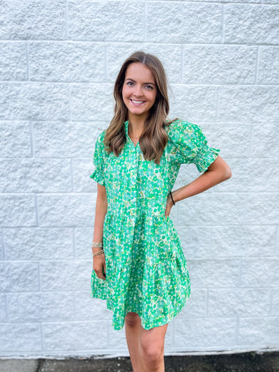 Mawiyah Floral Print Tiered Dress