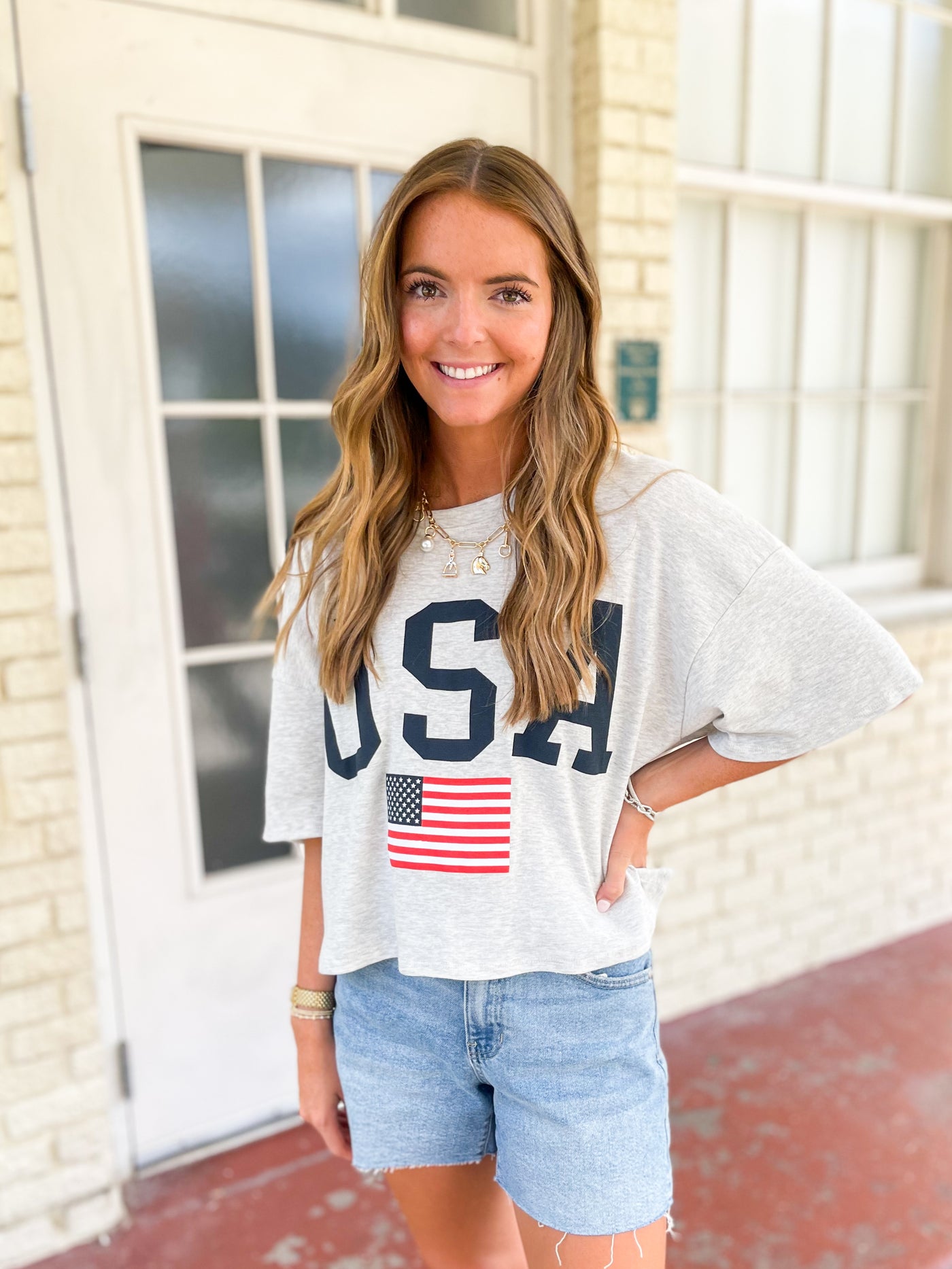 USA Graphic Top