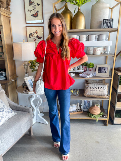 Belinda Entro Red Top