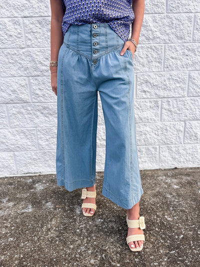 Light Denim Beth Pant