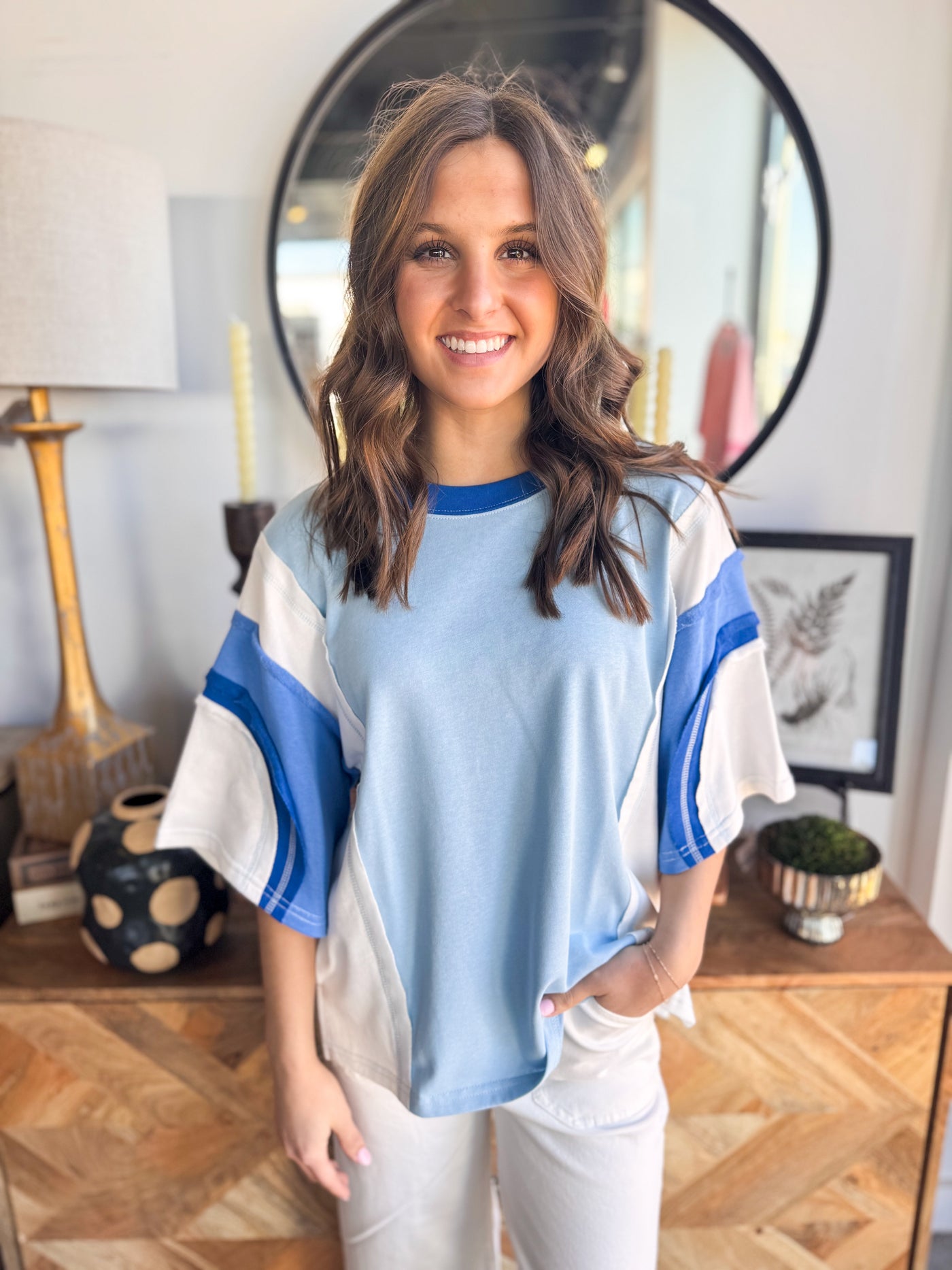 Blue Akonna Top