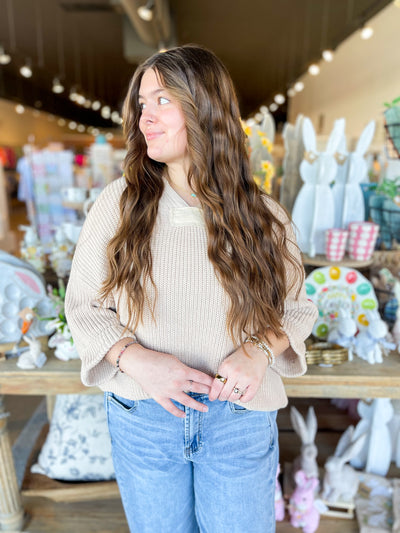 Taupe Davi Sweater