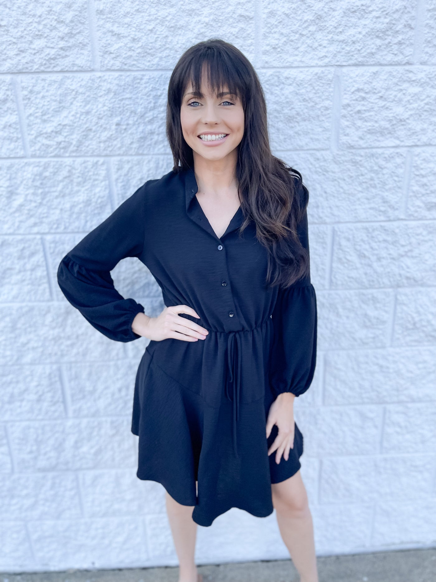 CCD Black Flounce Dress