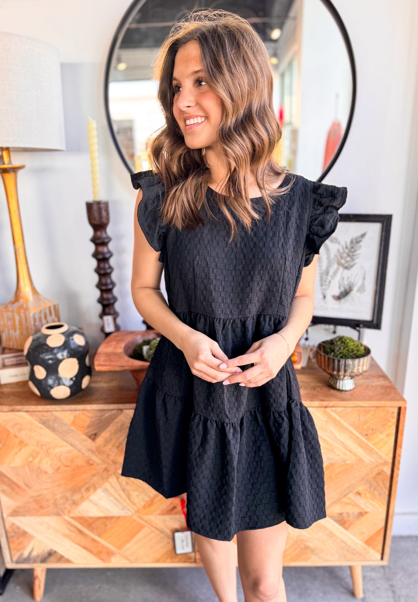Umgee Black Avani Dress