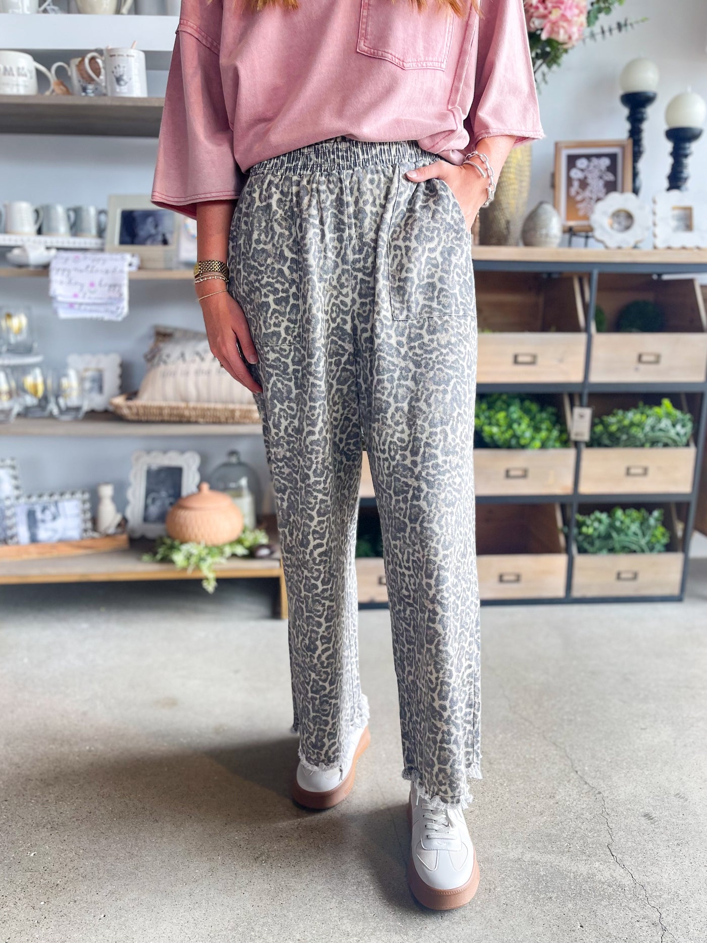 Jodifl Tan Print Wesley Pant