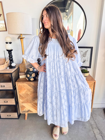 Floral Woven Jaki Midi Dress