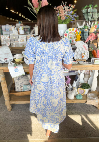 Umgee Blue Orchid Dress
