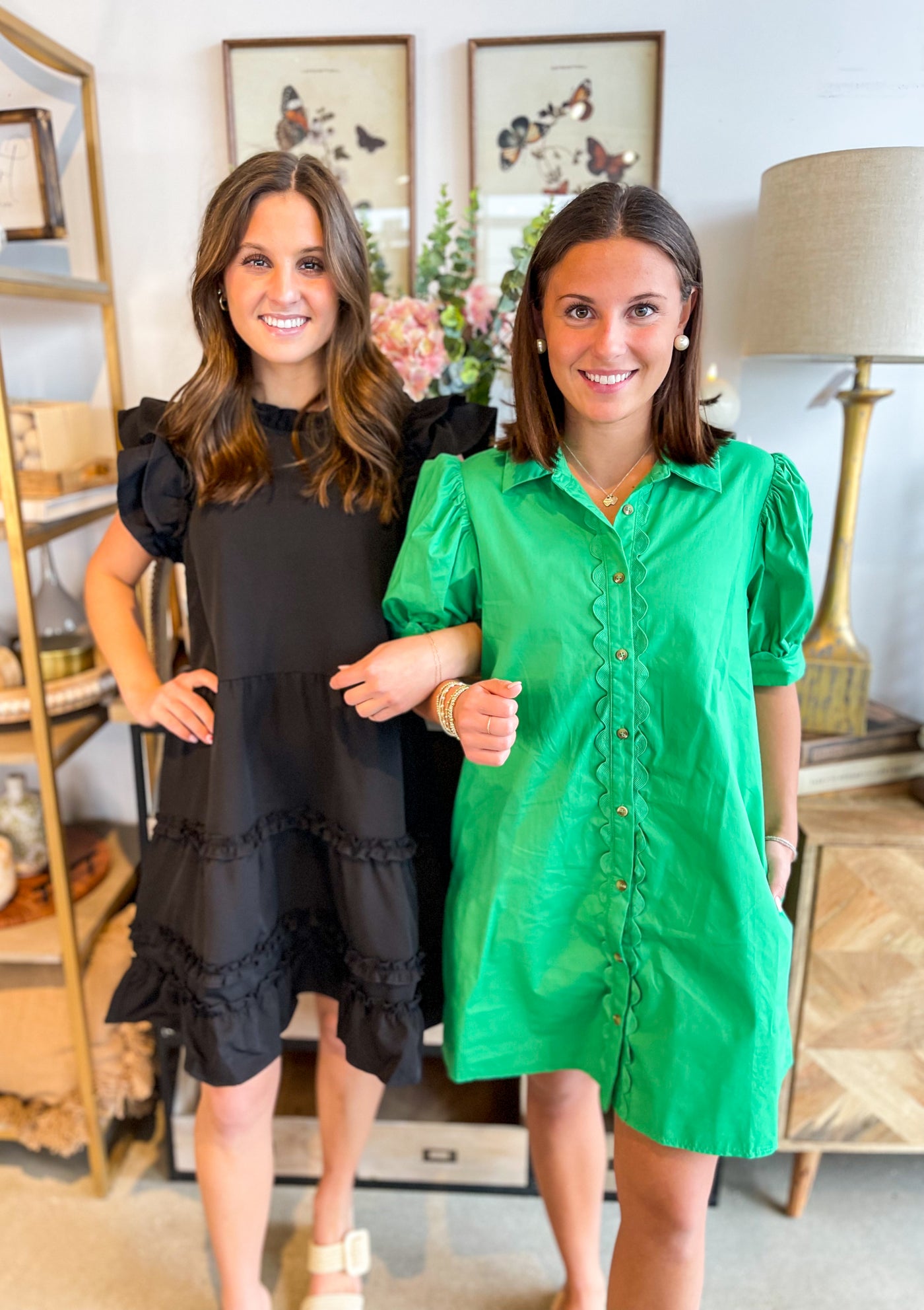 Kelly Green Bryer Dress