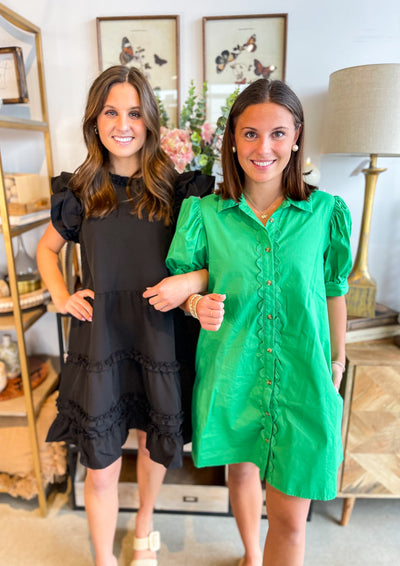 Kelly Green Bryer Dress