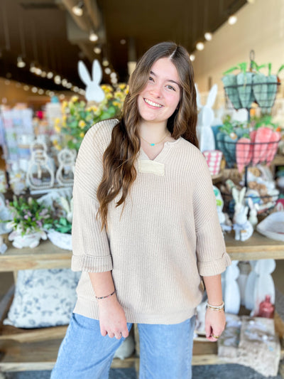 Taupe Davi Sweater