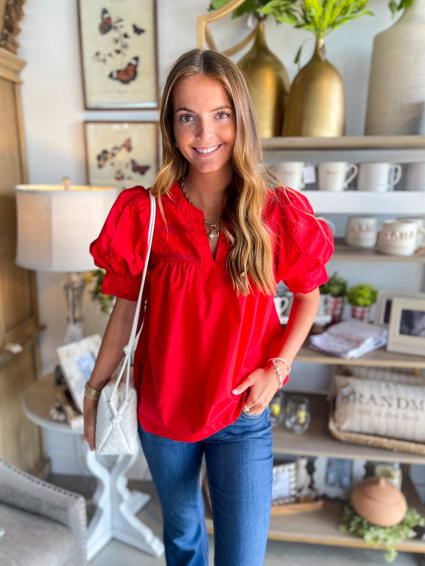 Belinda Entro Red Top