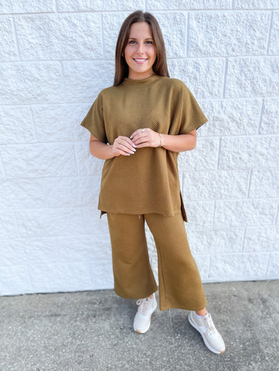 Olive Pant Set