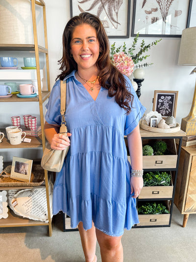 Umgee Orchid Blue Tabitha Dress