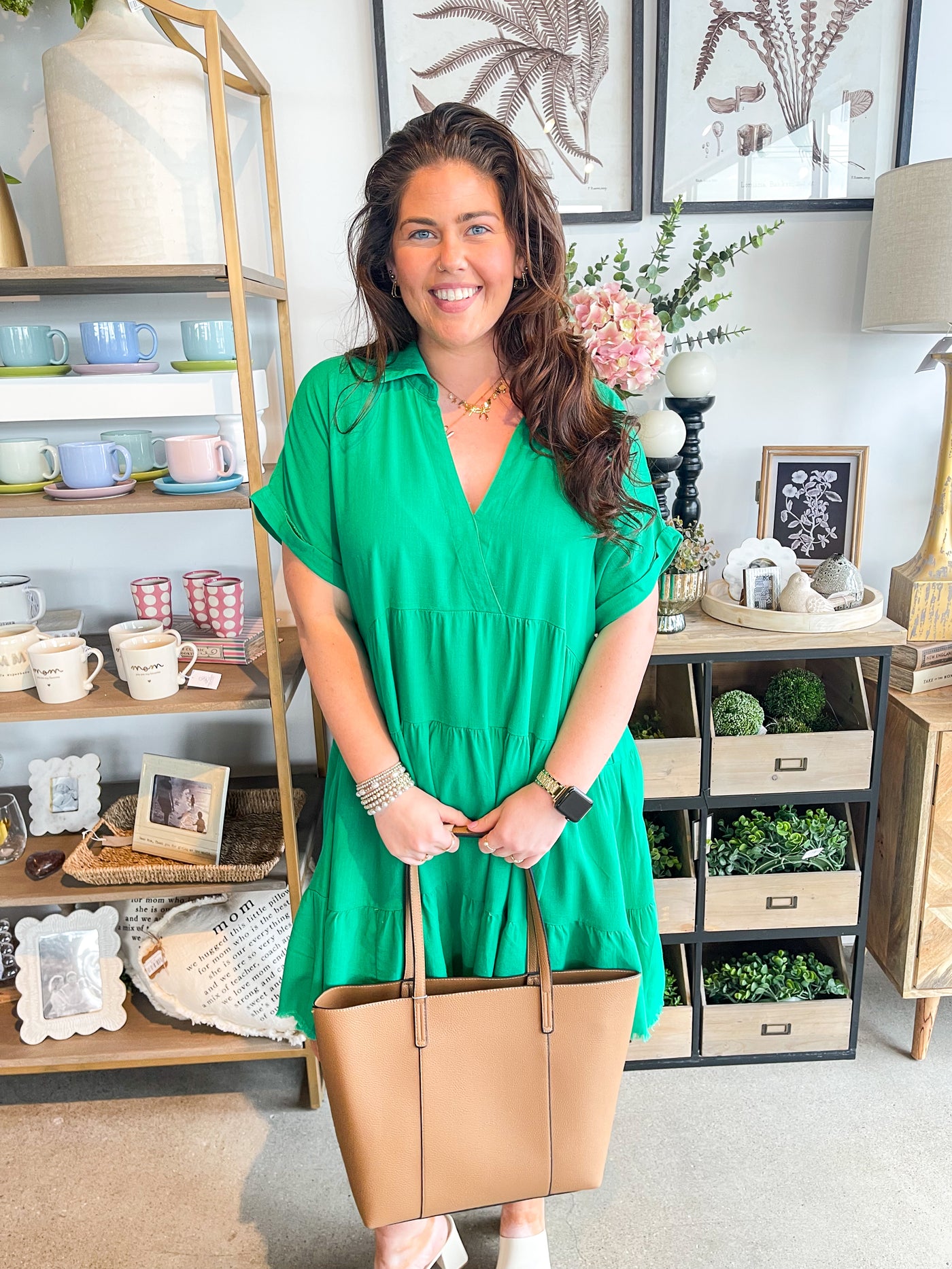 Umgee Green Tabitha Dress