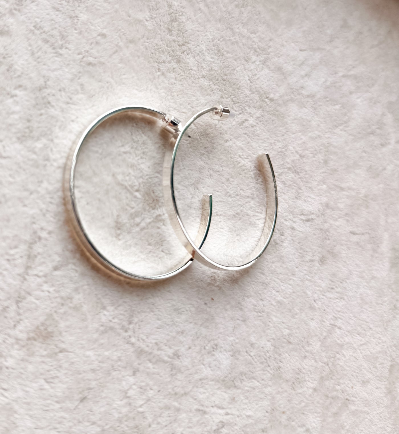 Nova 50mm Flat Metal Hoops