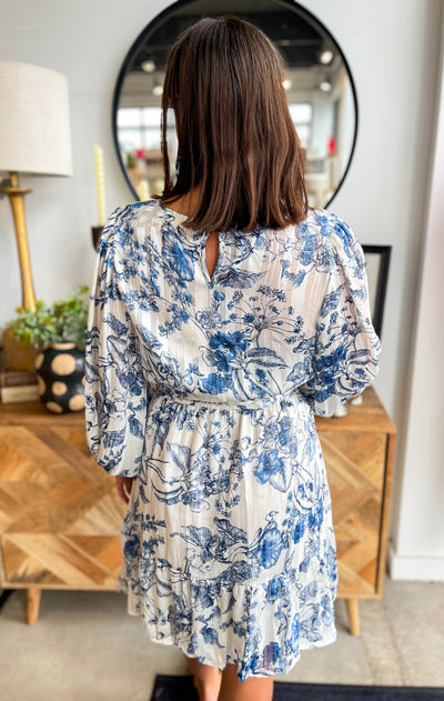 Umgee Blue Aubrey Dress