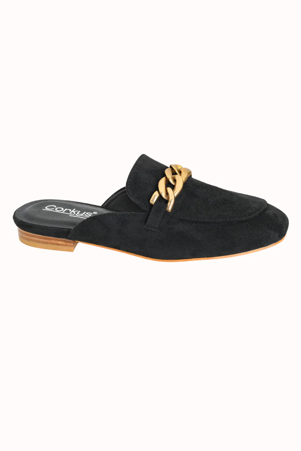 Corky’s Keepsake Black Faux Suede