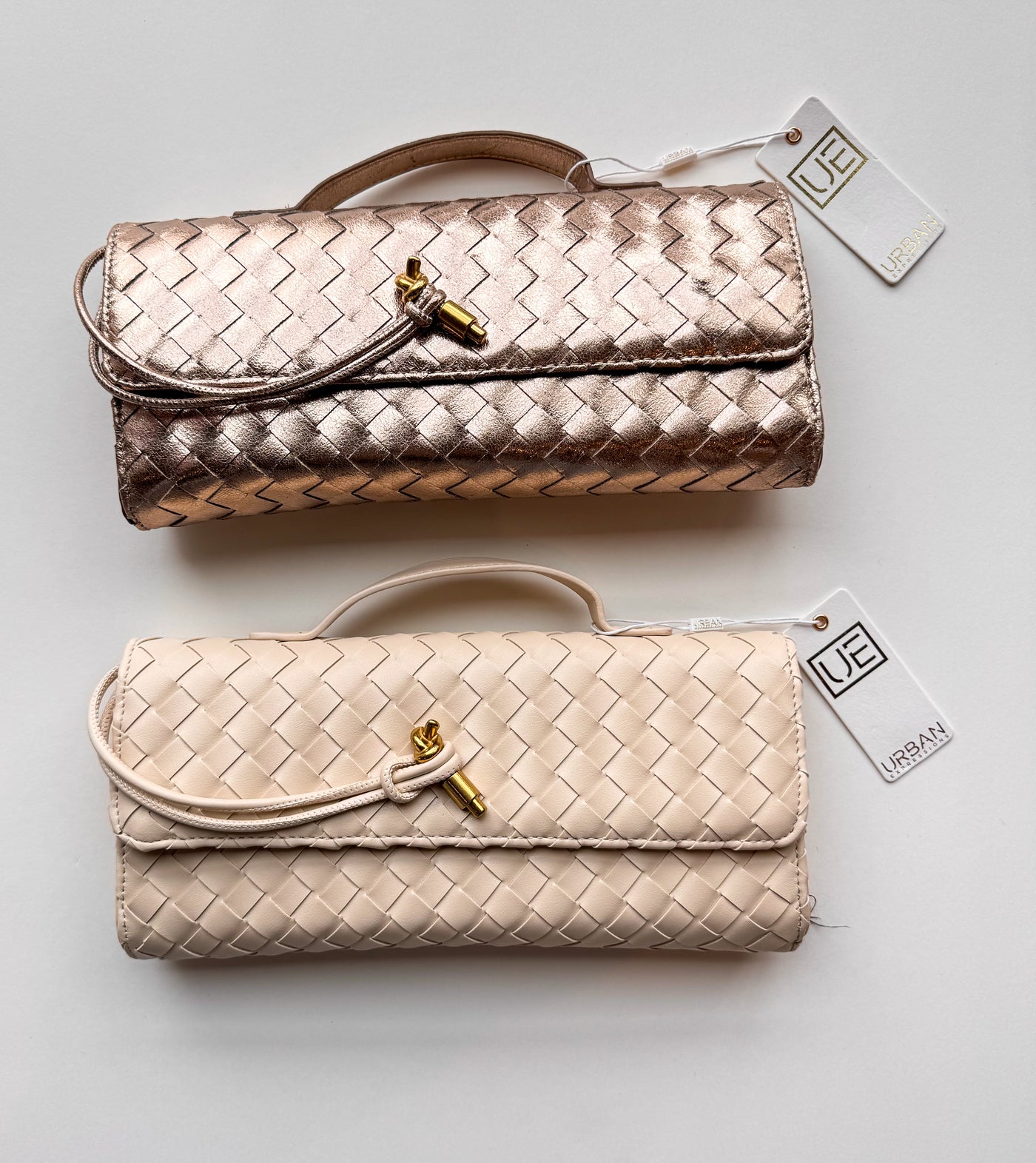 Ada Woven Rectangle Crossbody Bag