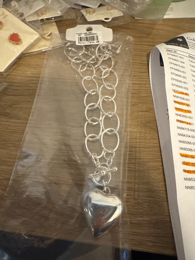 Sophia Chunky Heart Pendant Necklace