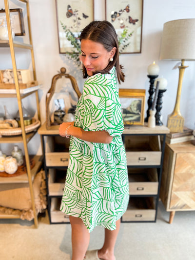 Green Adelle Dress