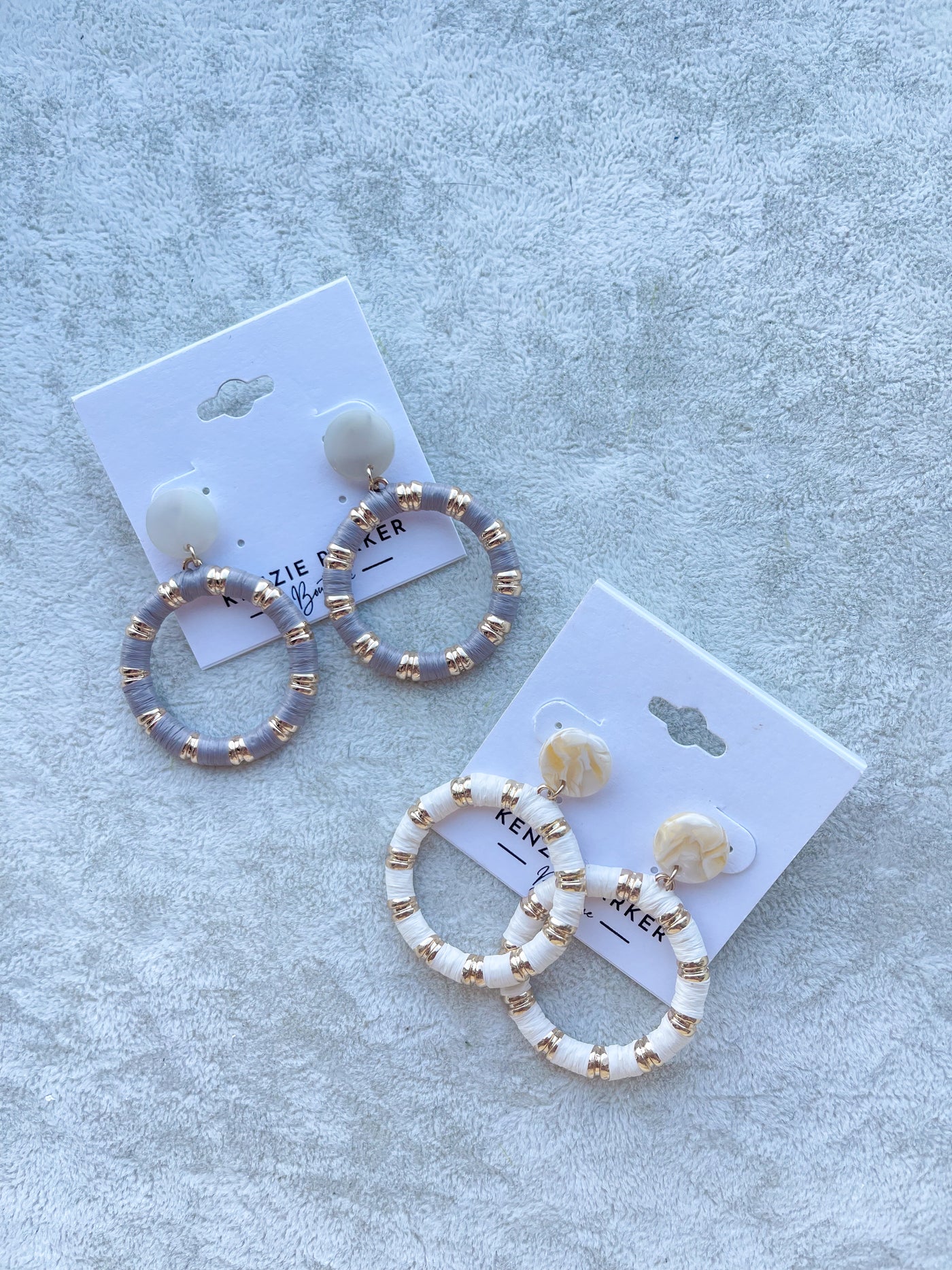 Wrapped Naomi Circle Earrings