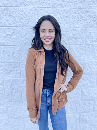 Caramel Lewis Top
