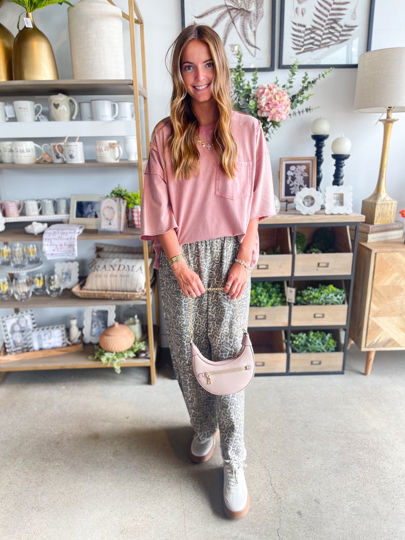 Jodifl Tan Print Wesley Pant