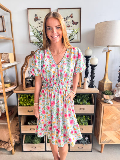 Dusty Blue Hailey Dress