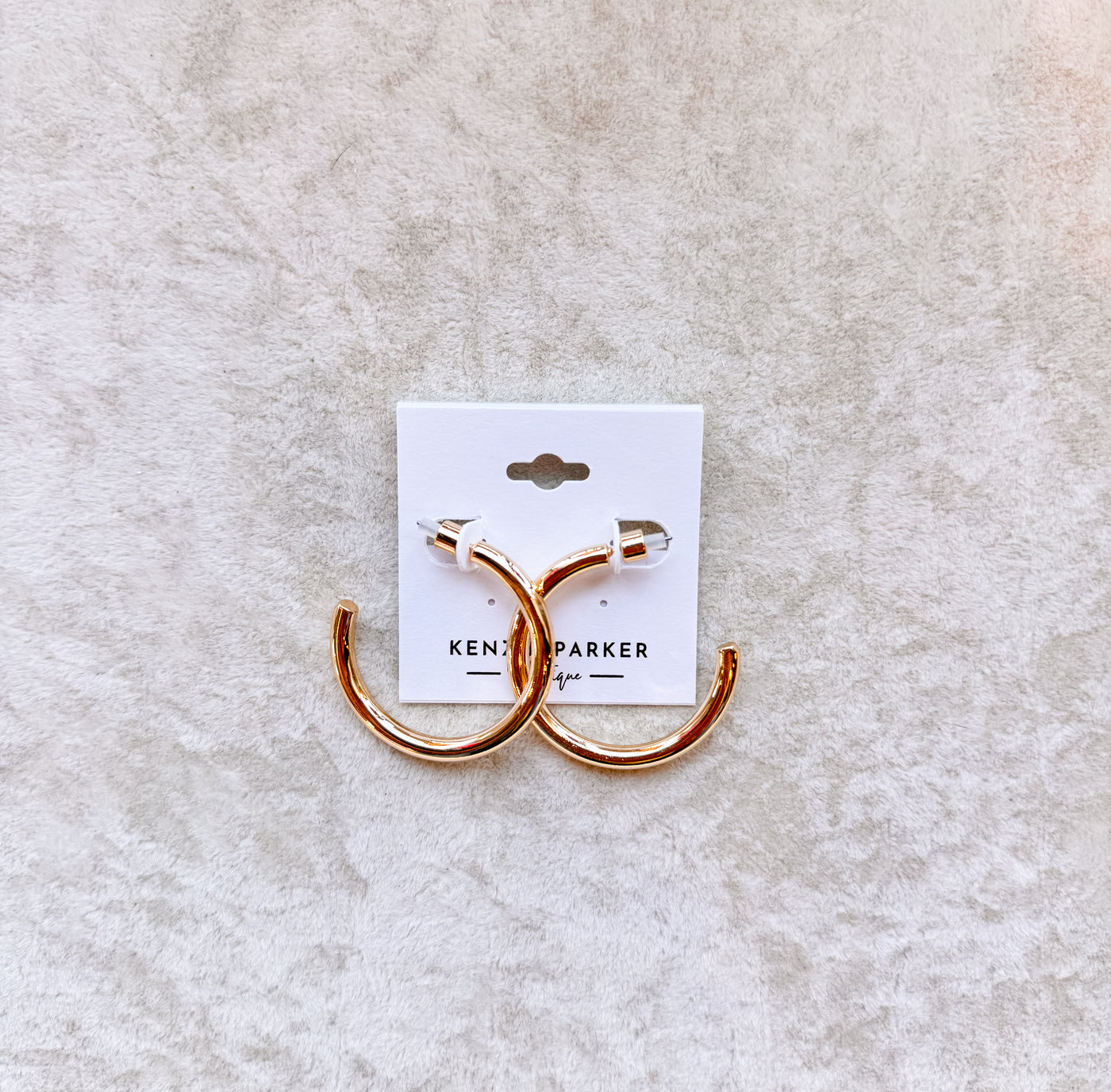 Hazel 40mm Metal Hoops