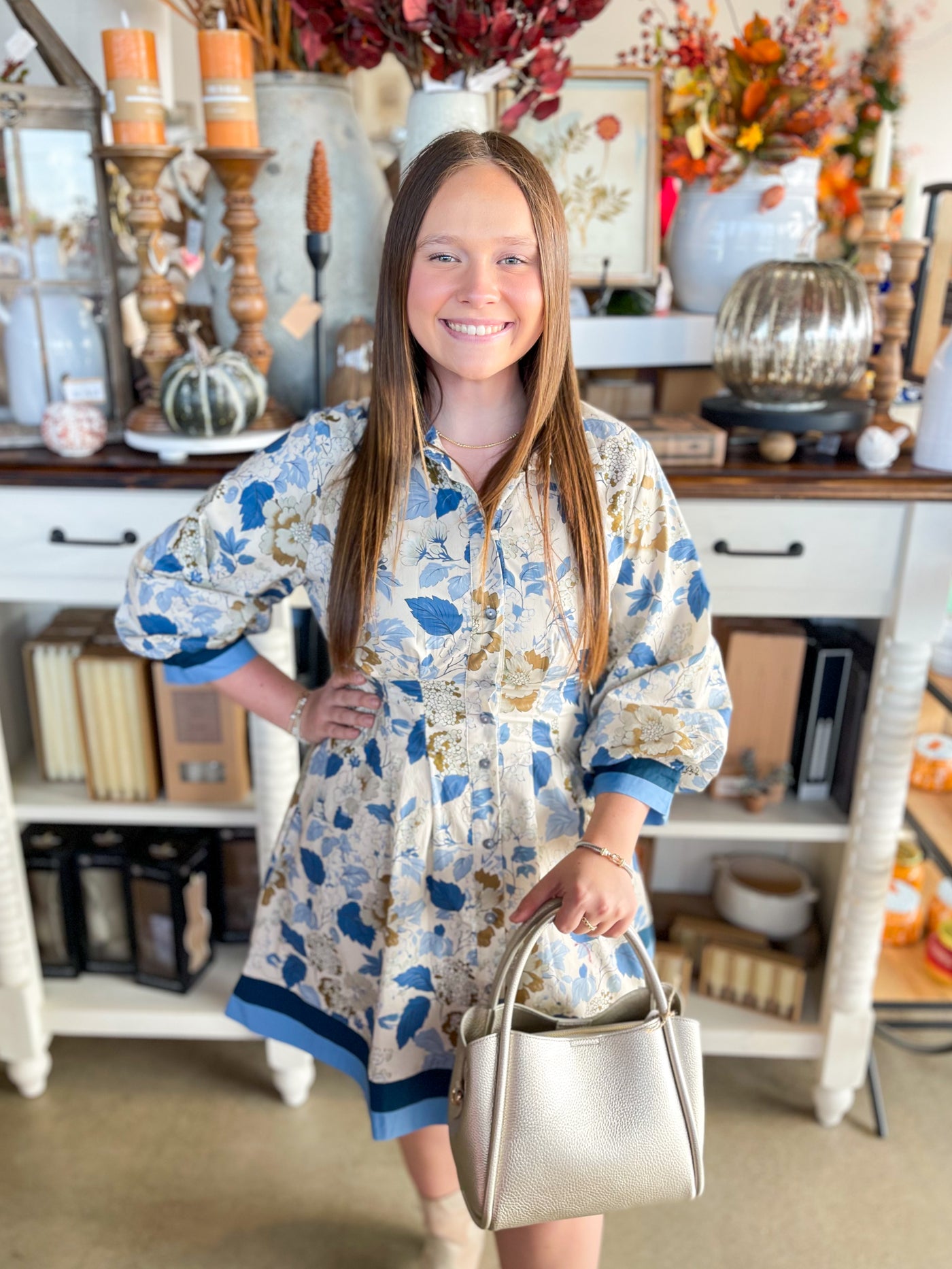 Entro Blue Lucia Dress