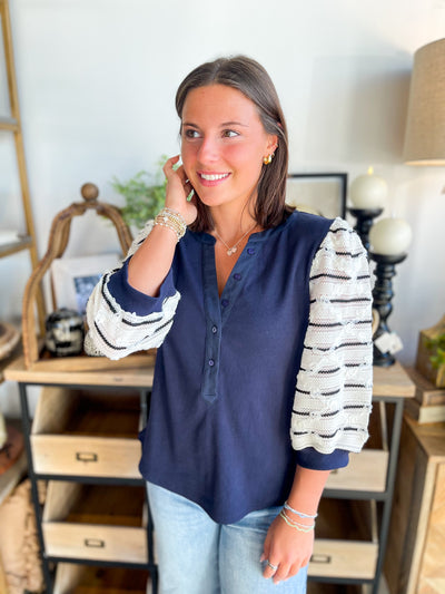 Voy Navy Bodie Top